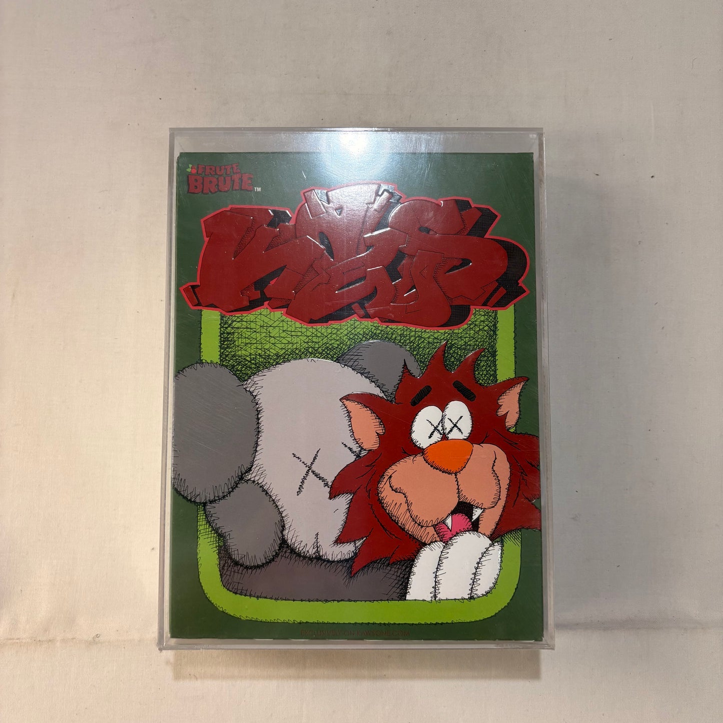 Kaws Monsters Frute Brute Cereal Limited Edition in Acrylic Case