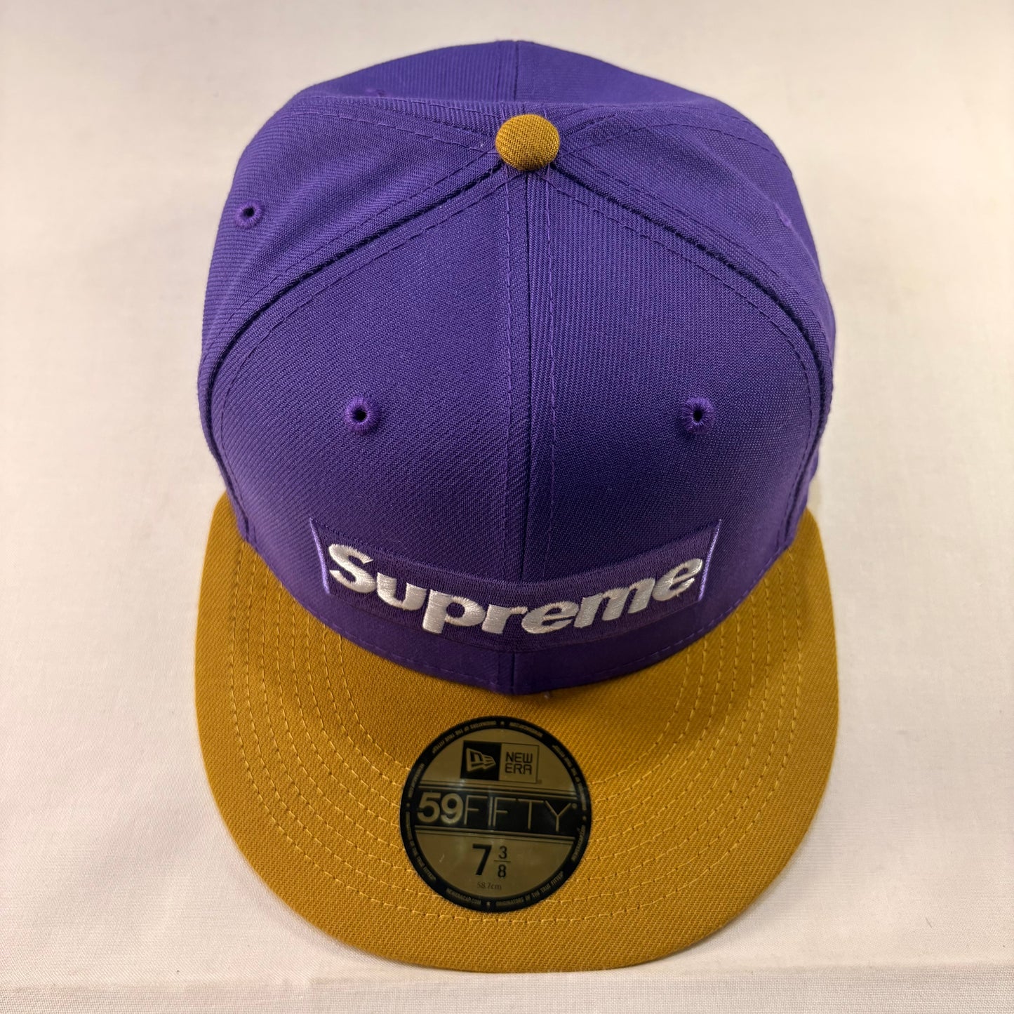 Supreme SS22 2-Tone Box Logo New Era Purple