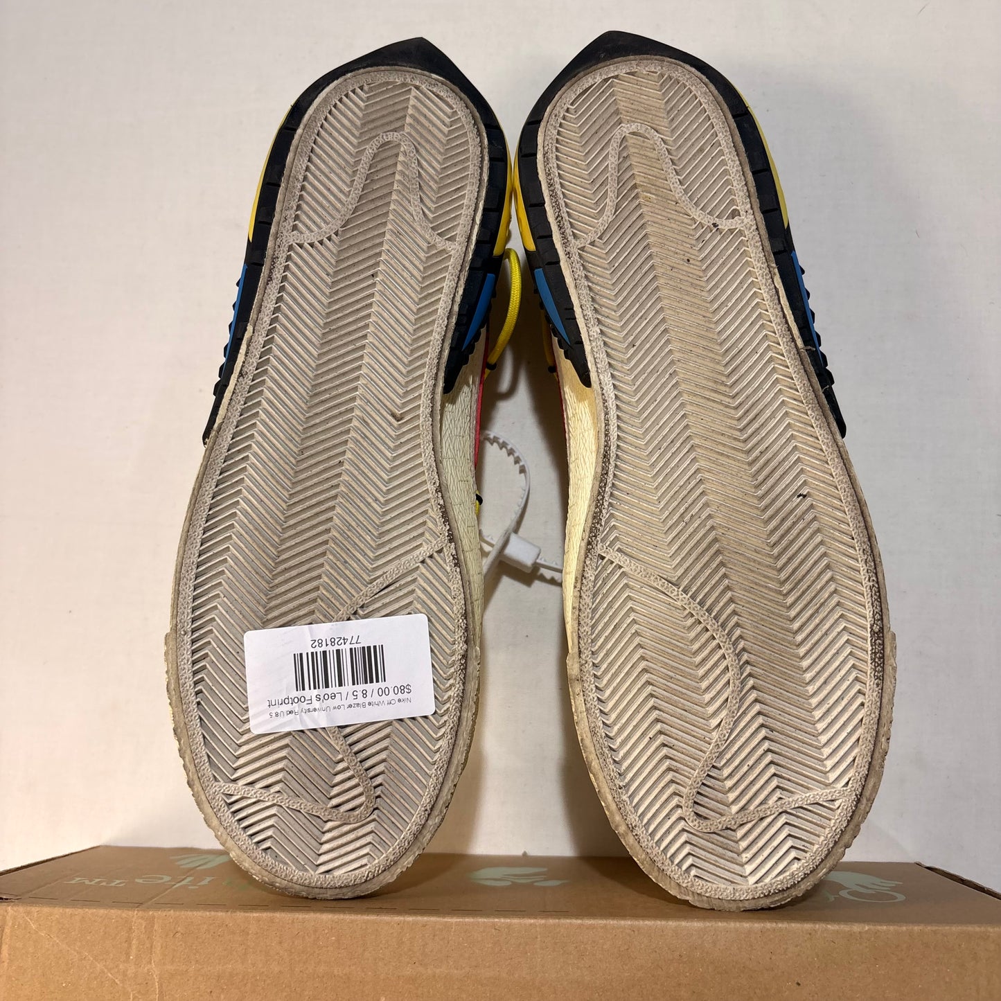Nike Off White Blazer Low University Red U8.5