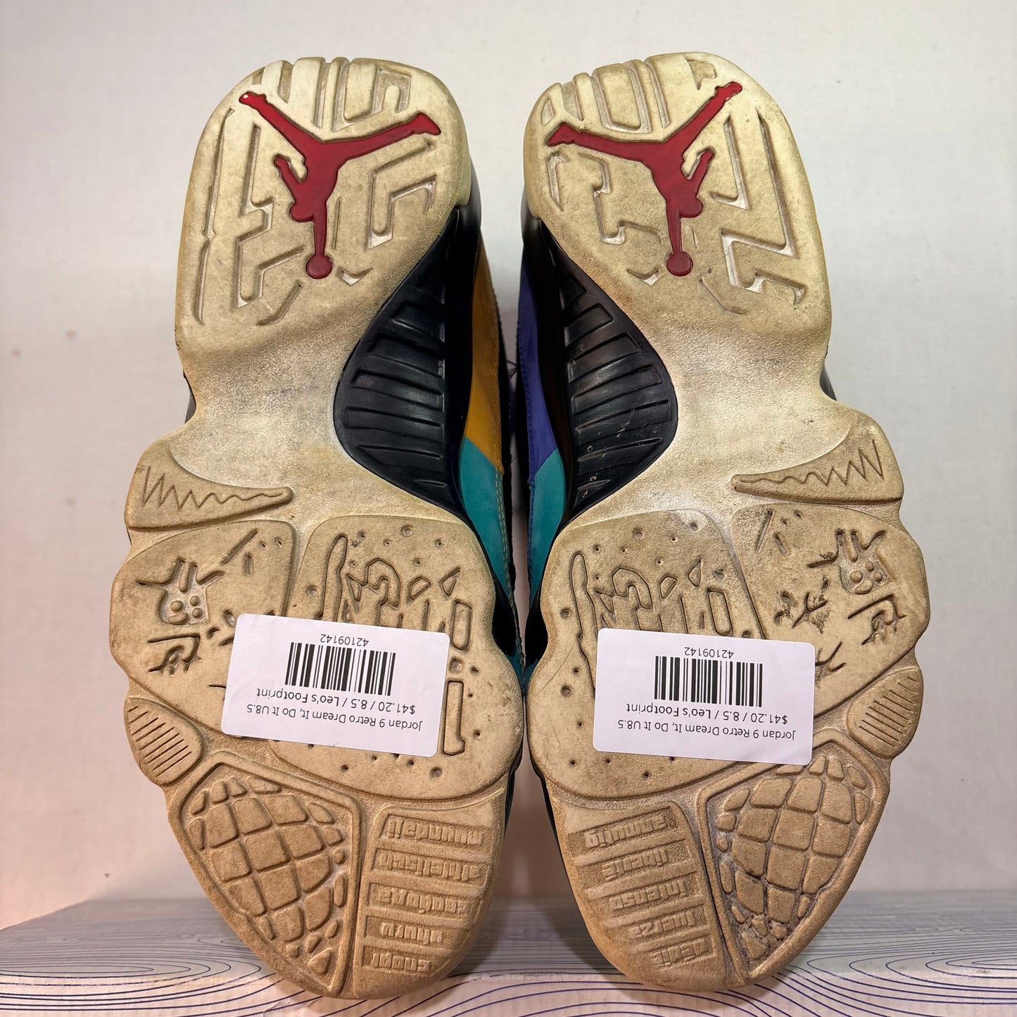 Jordan 9 Retro Dream It, Do It U8.5