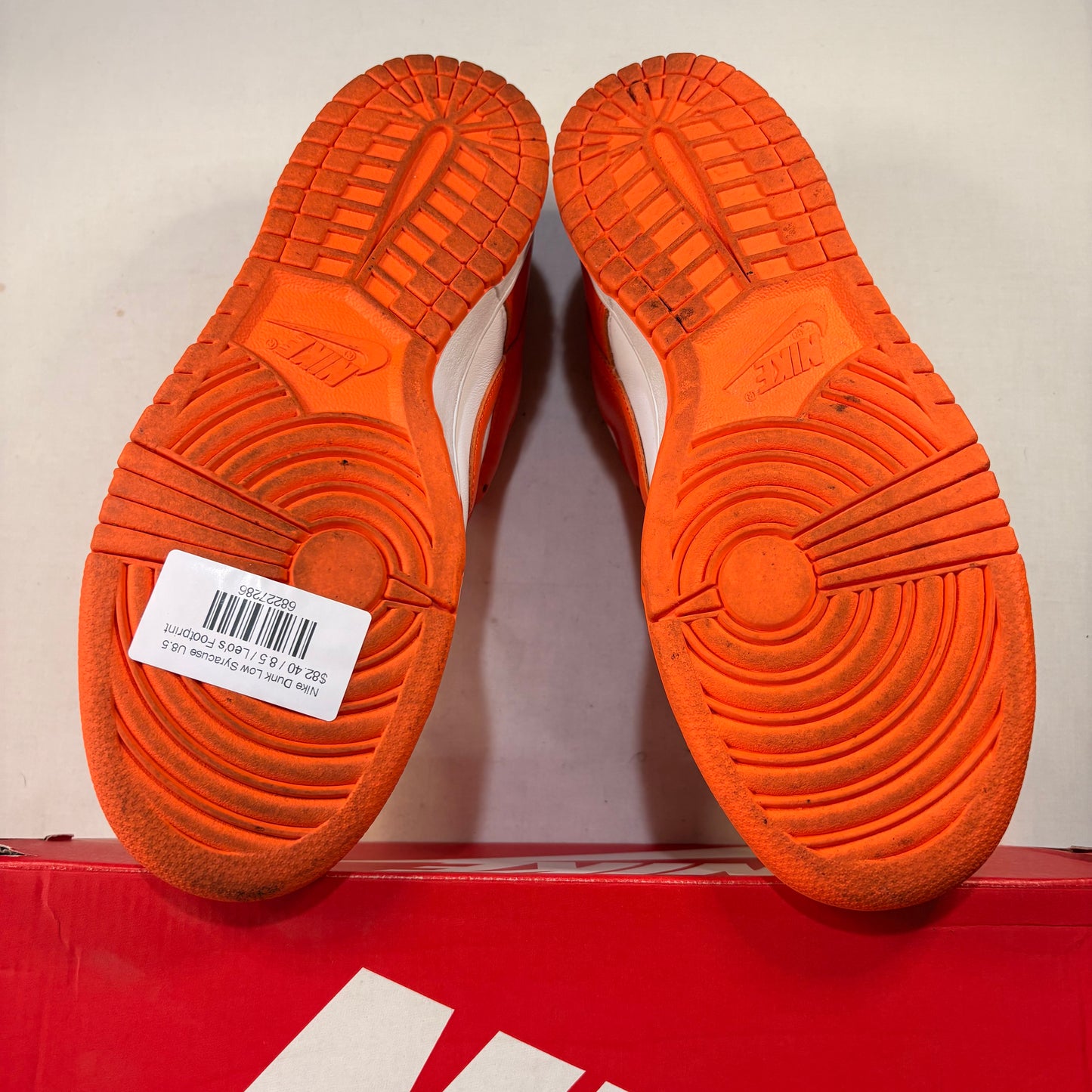 Nike Dunk Low Syracuse U8.5