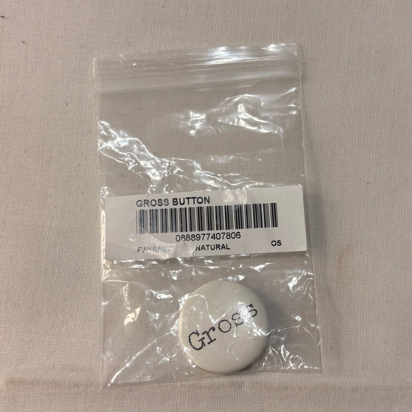 Supreme Pin Button