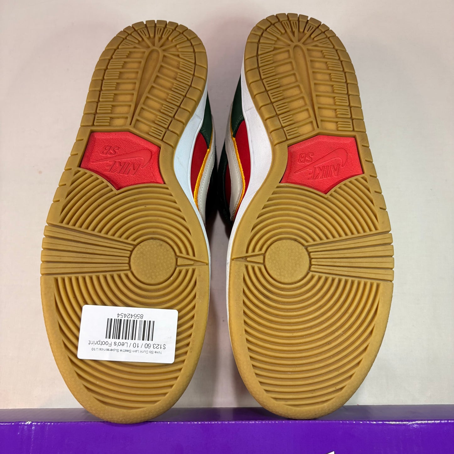 Nike Sb Dunk Low Seattle Supersonics U10