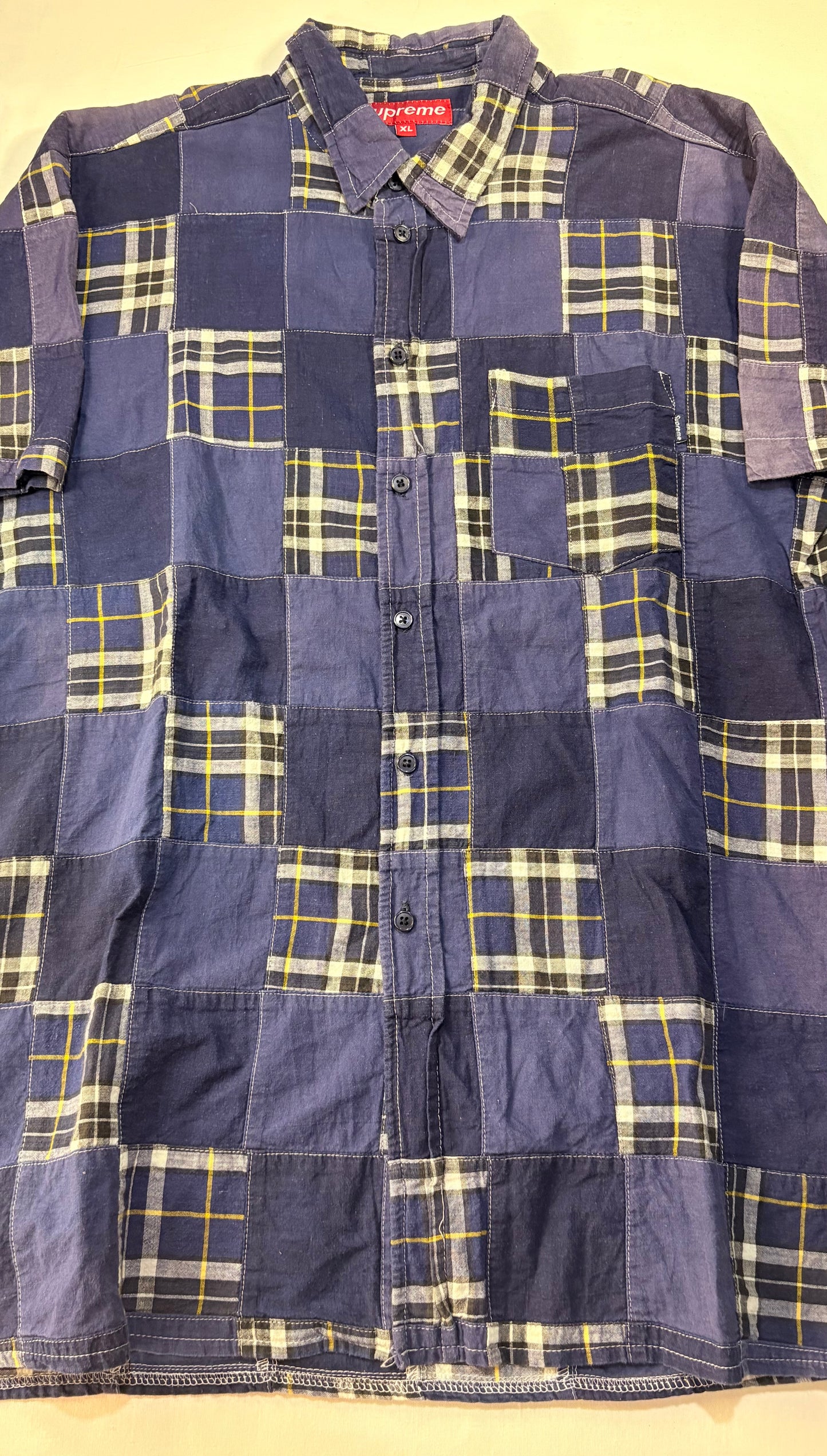 Supreme 90s Patchwork Button Up