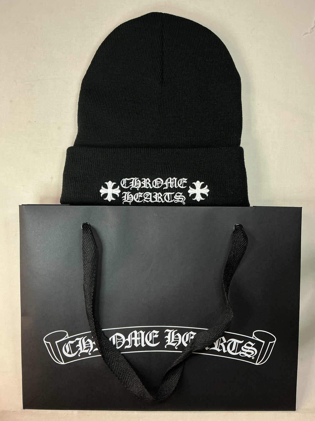 Chrome Hearts Logo Embroidered Beanie