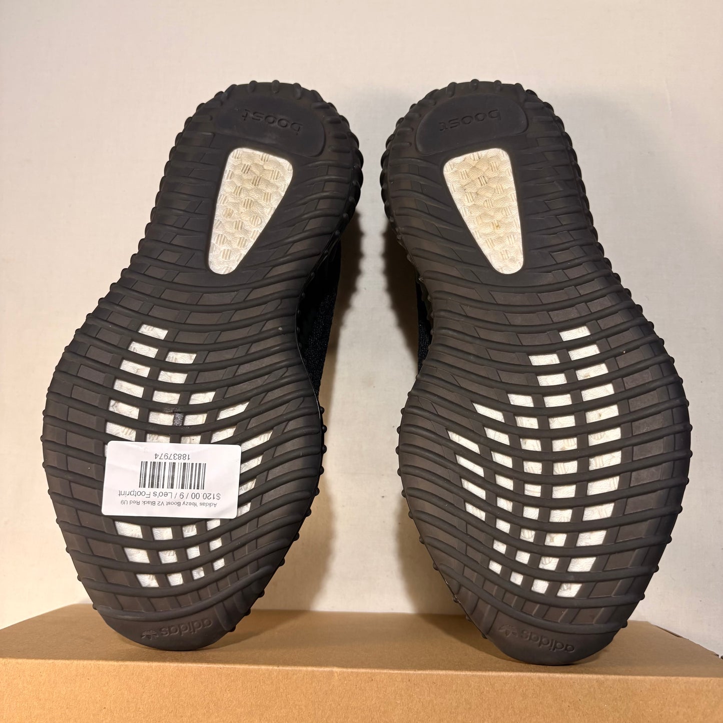 Adidas Yeezy Boost V2 Black Red U9
