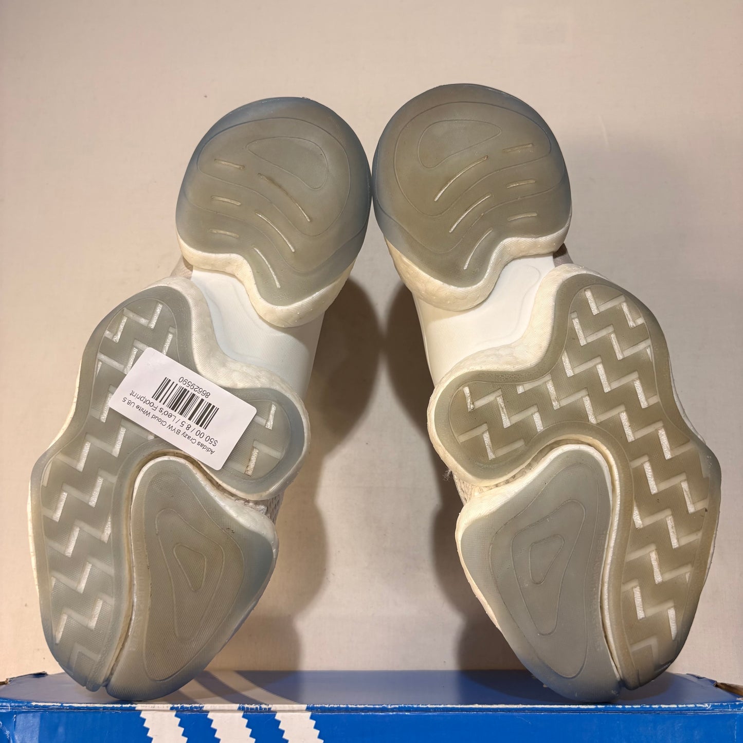 Adidas Crazy BYW Cloud White U8.5