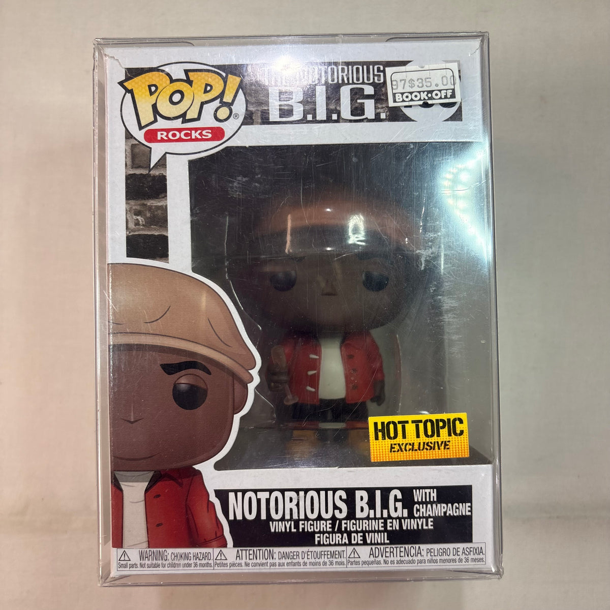 Funko Pop! Rocks The Notorious B.I.G. with Champagne Figure #153