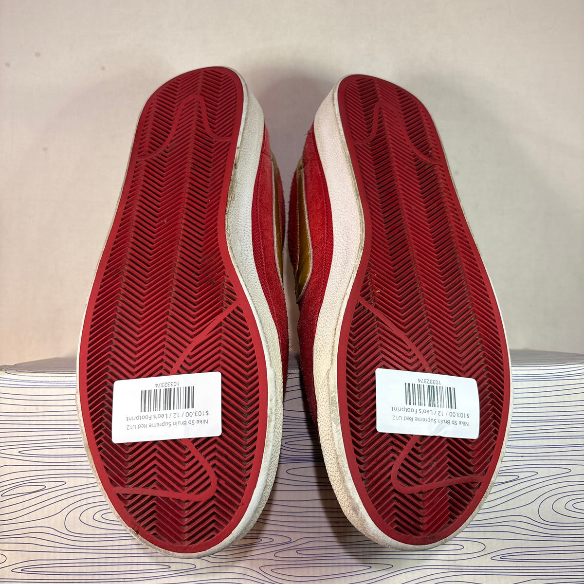 Nike Sb Bruin Supreme Red U12