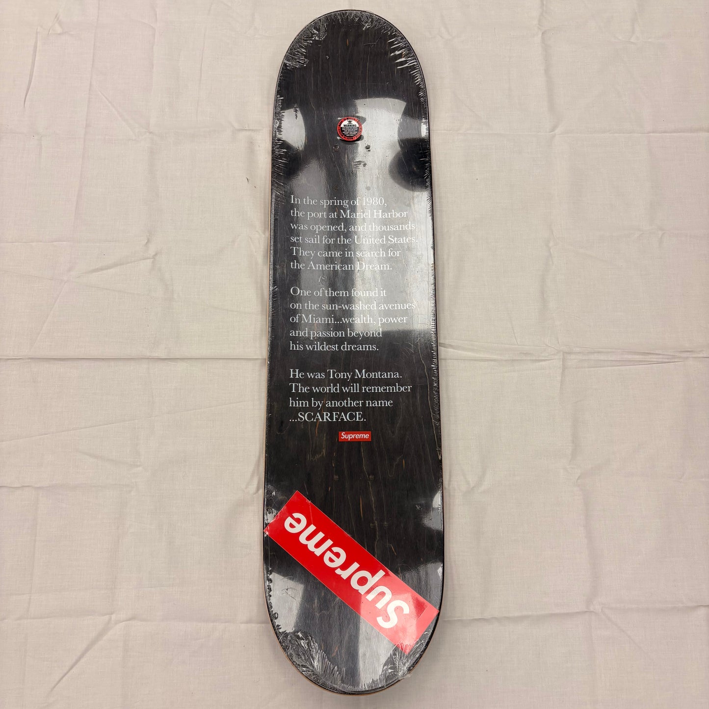 Supreme Scarface Split Skateboard Deck