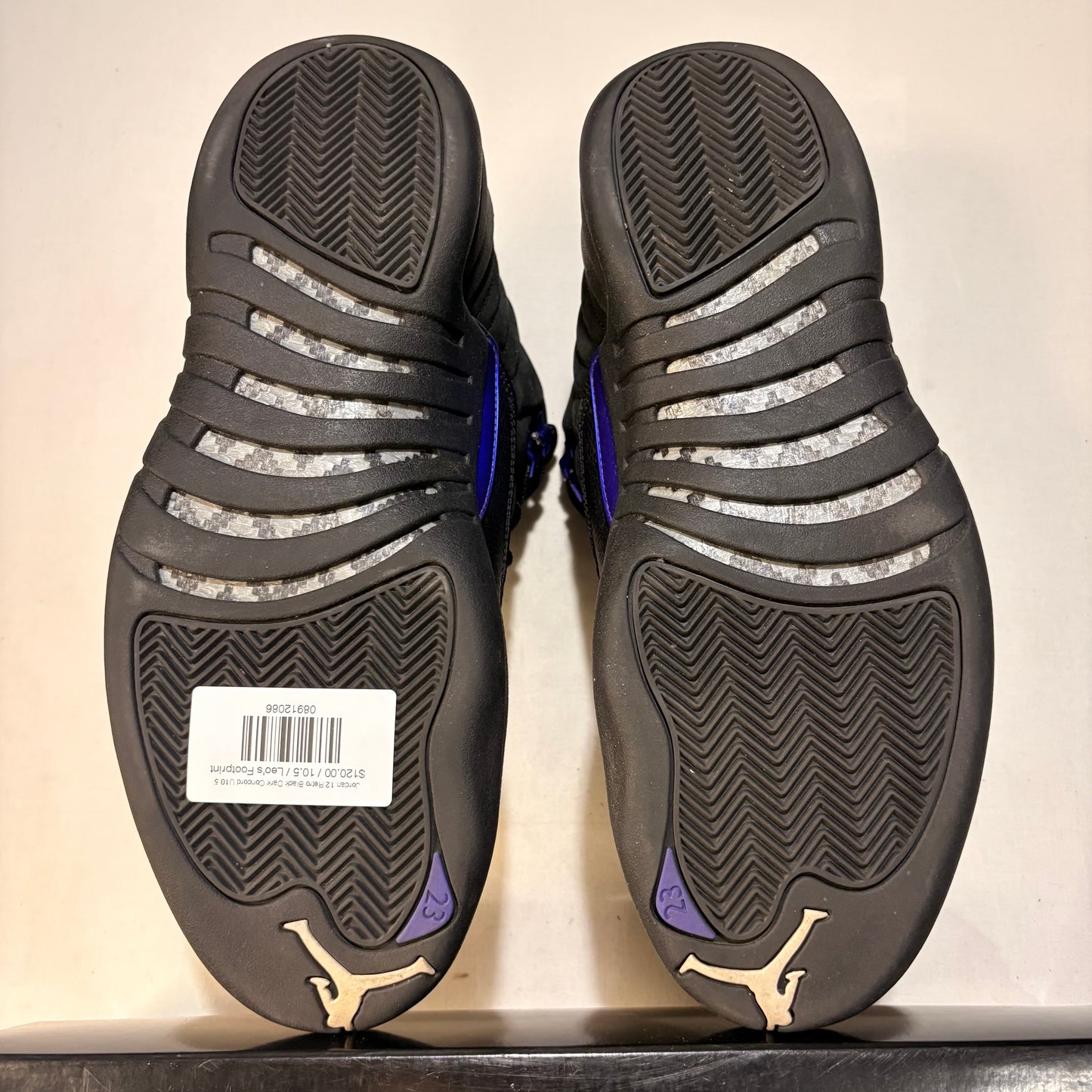 Jordan 12 Retro Black Dark Concord U10.5