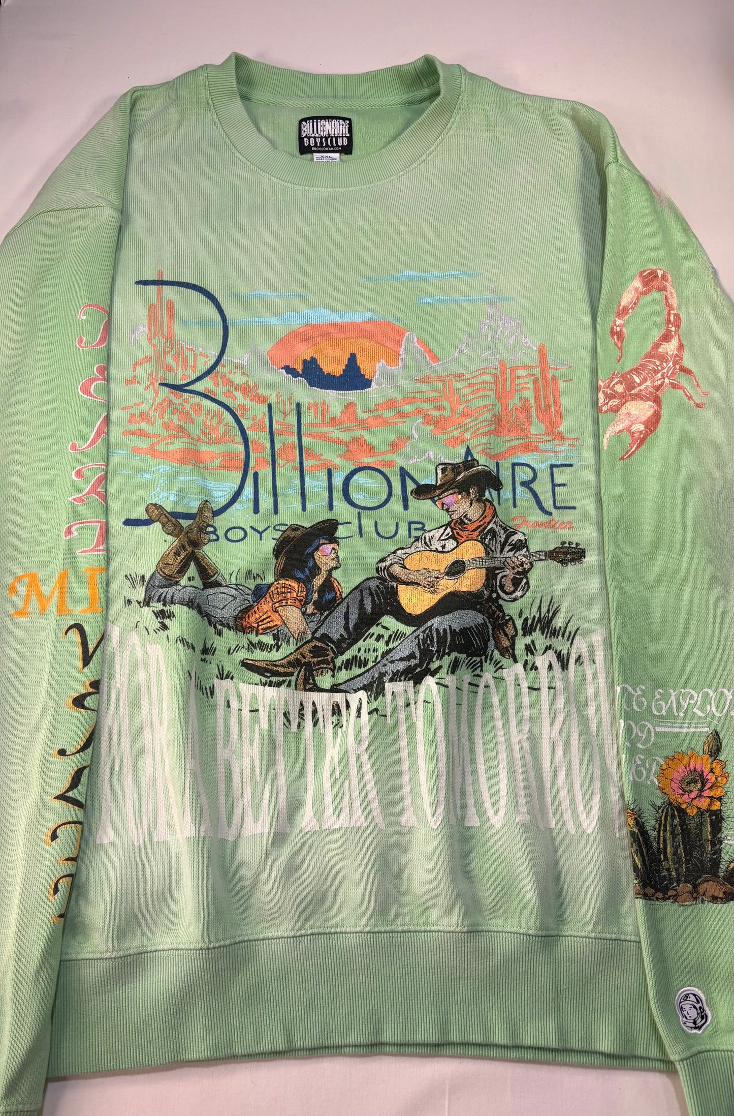 Billion Boys Club Tomorrow Sunset Crewneck