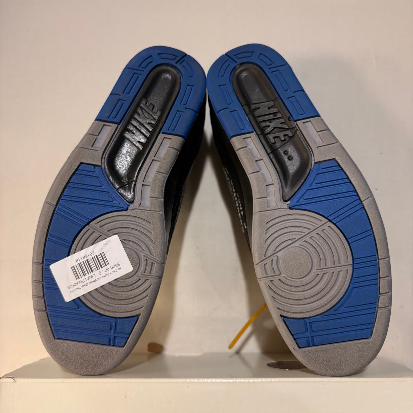 Jordan 2 Retro Off White Black Blue U9