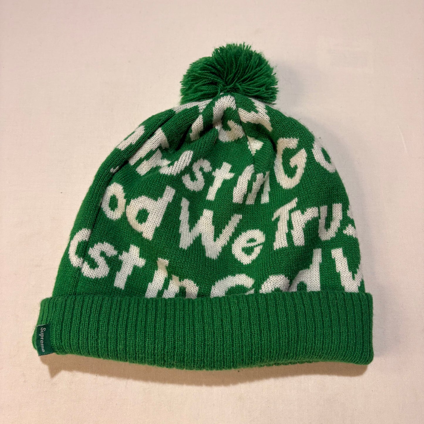 Supreme FW07 In God We Trust Beanie