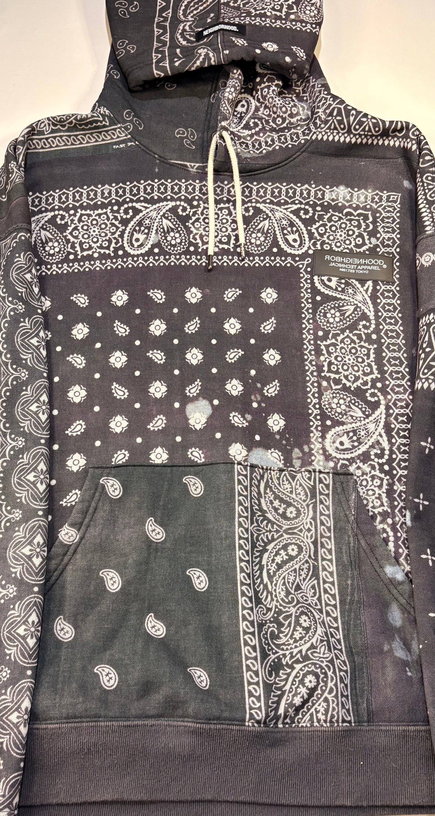 Neighborhood Patchwork Bandana Hoodie U