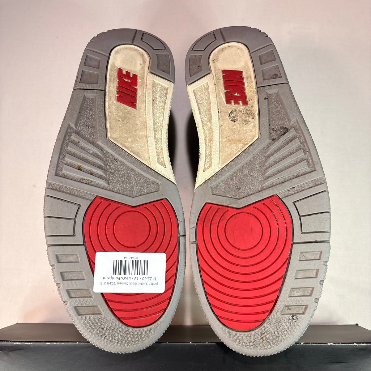 Jordan 3 Retro Black Cement (2024) U13