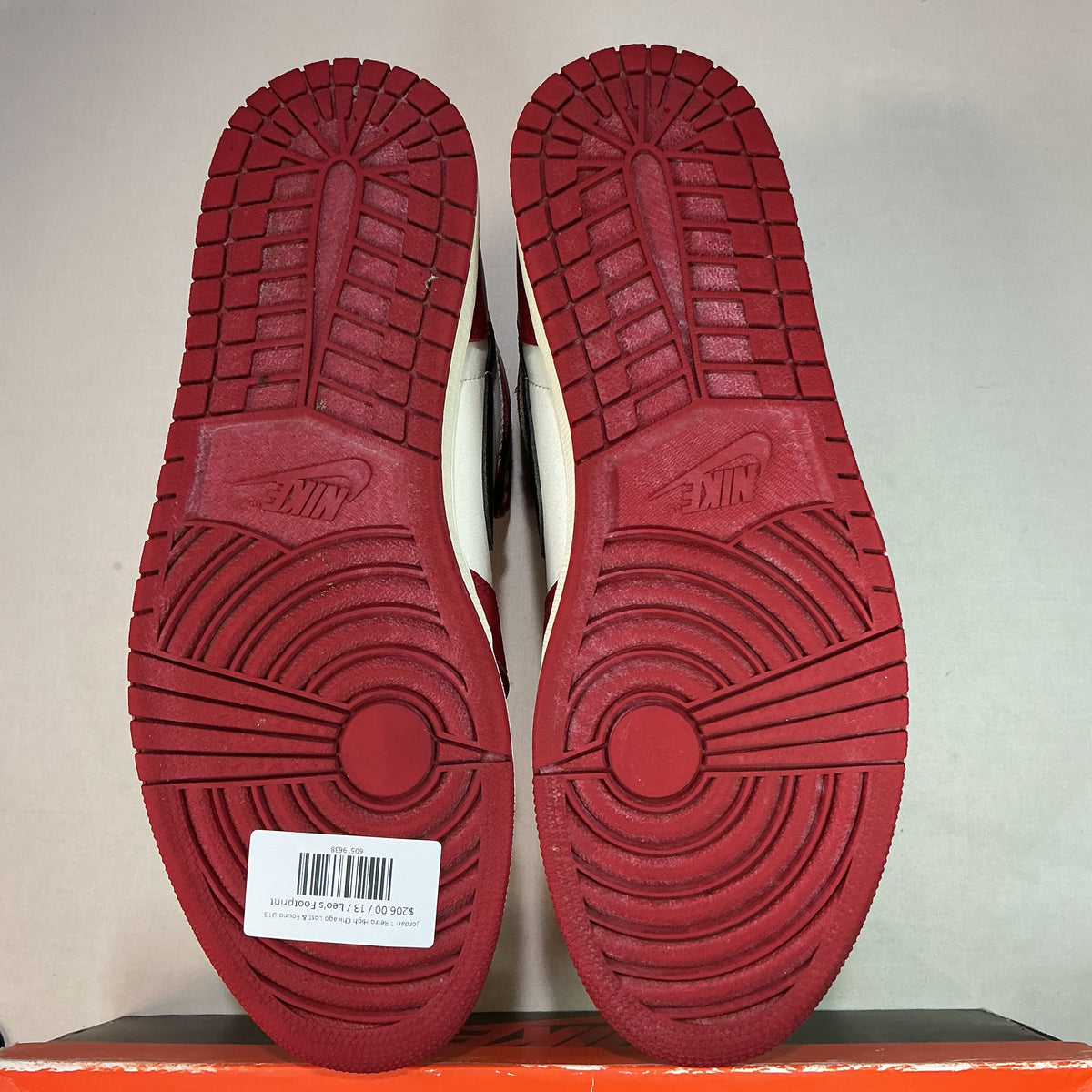 Jordan 1 Retro High Chicago Lost & Found U13