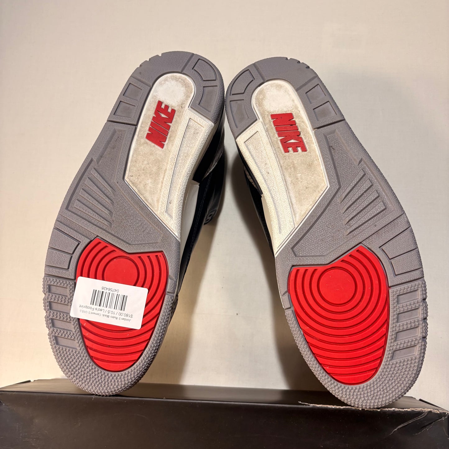 Jordan 3 Retro Black Cement 3 U10.5