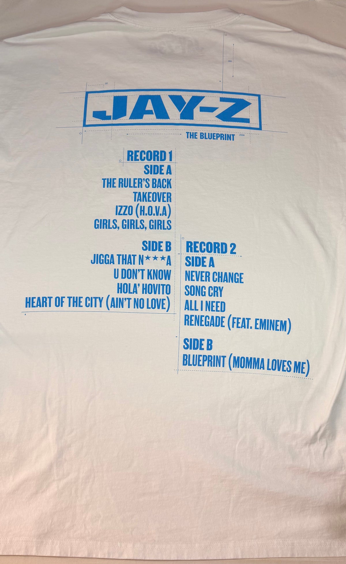 Jay-Z The Blueprint 30 Years Tee U