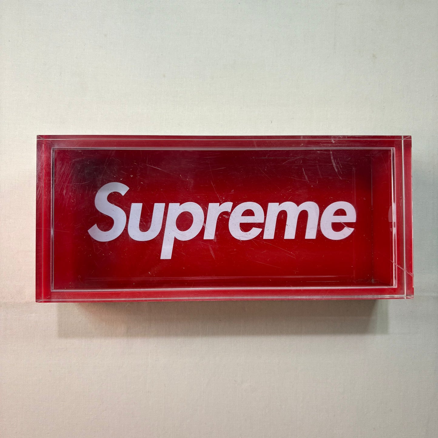 Supreme FW16 Acrylic Lucite Box U