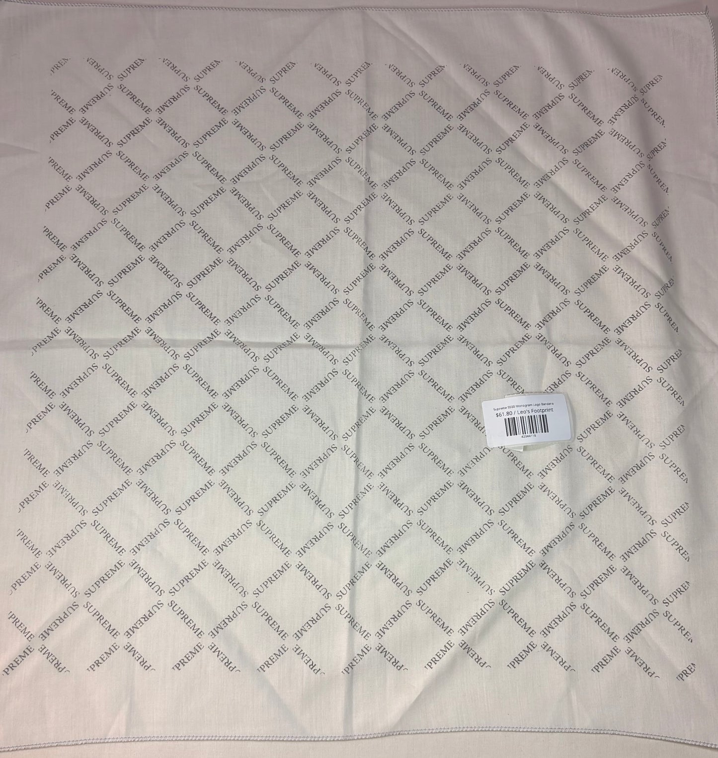 Supreme SS00 Monogram Logo Bandana