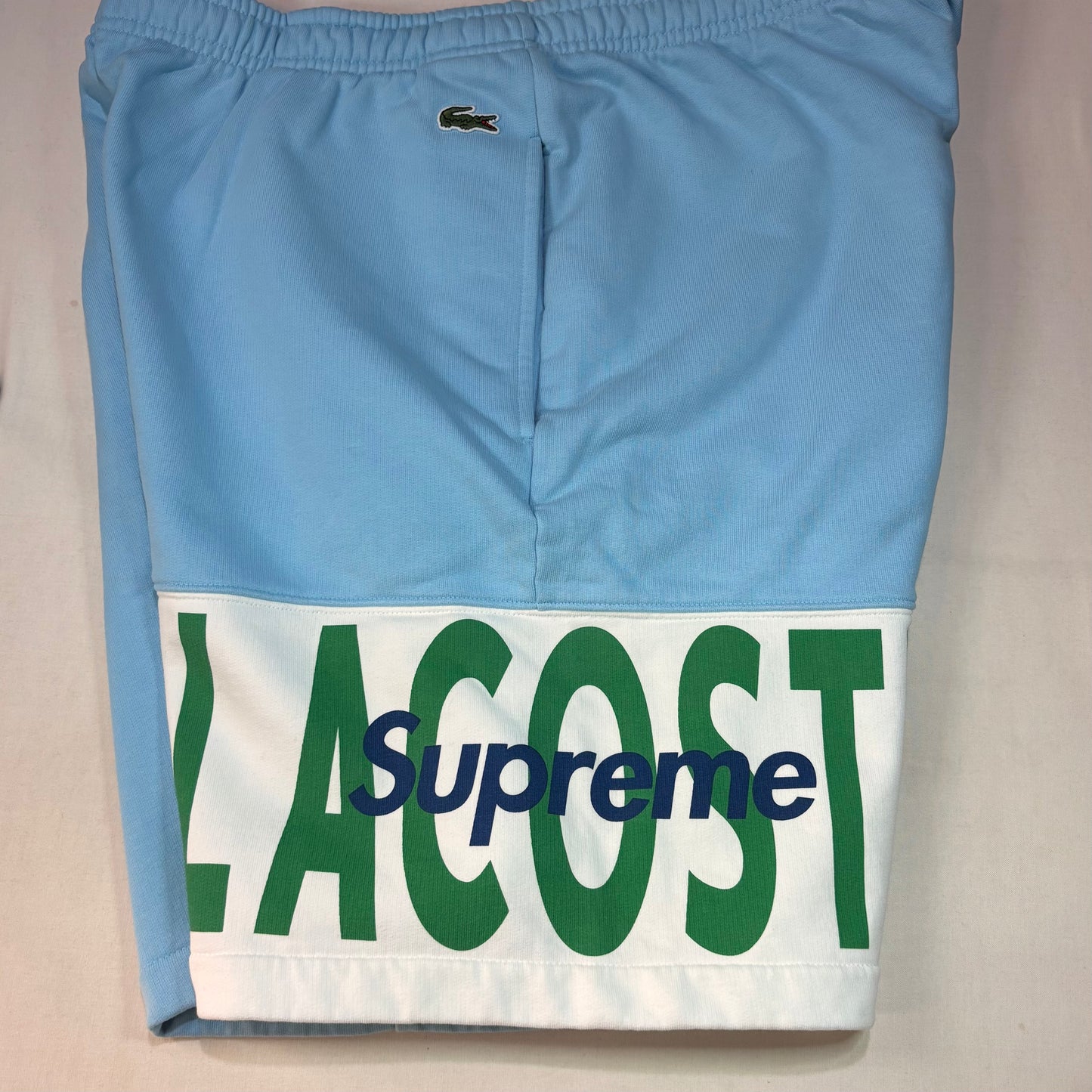 Supreme FW19 Lacoste logo Panel Sweat Short