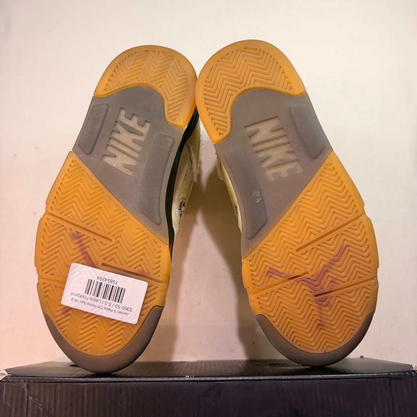Jordan 5 Retro Off White Sail U5.5