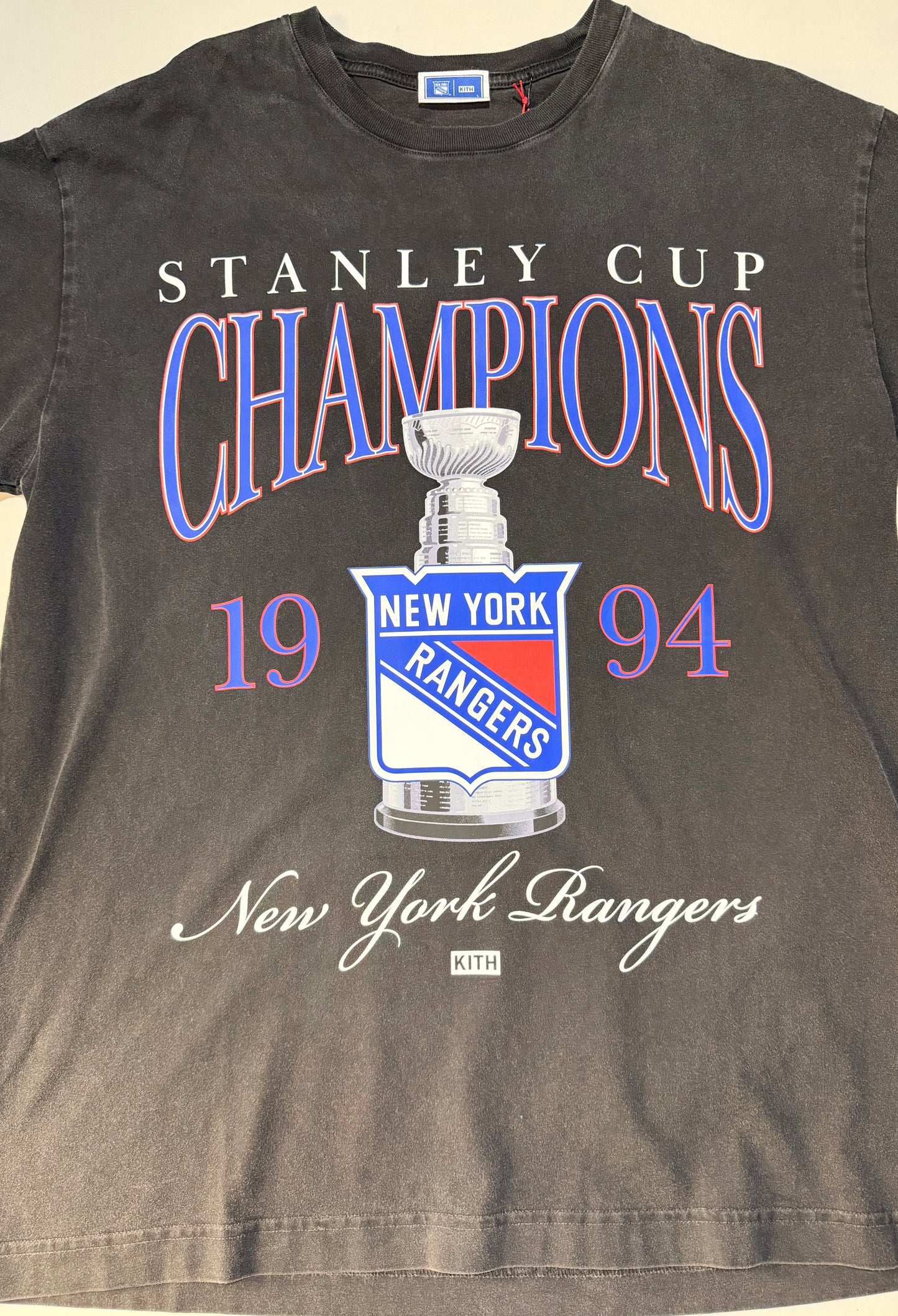 Kith x New York Rangers Champions Vintage Tee