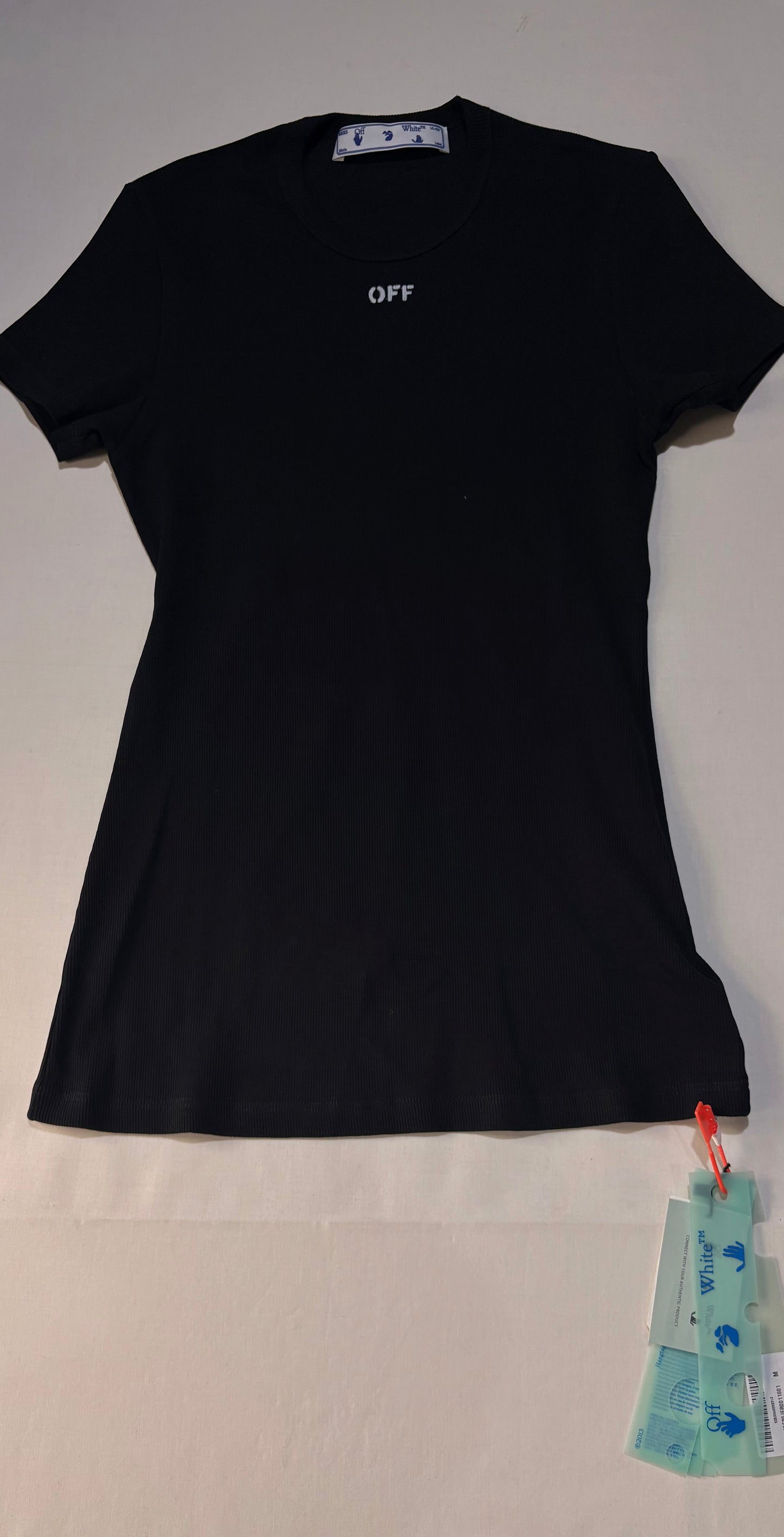 Off White Off Stamp Ribbed Tee