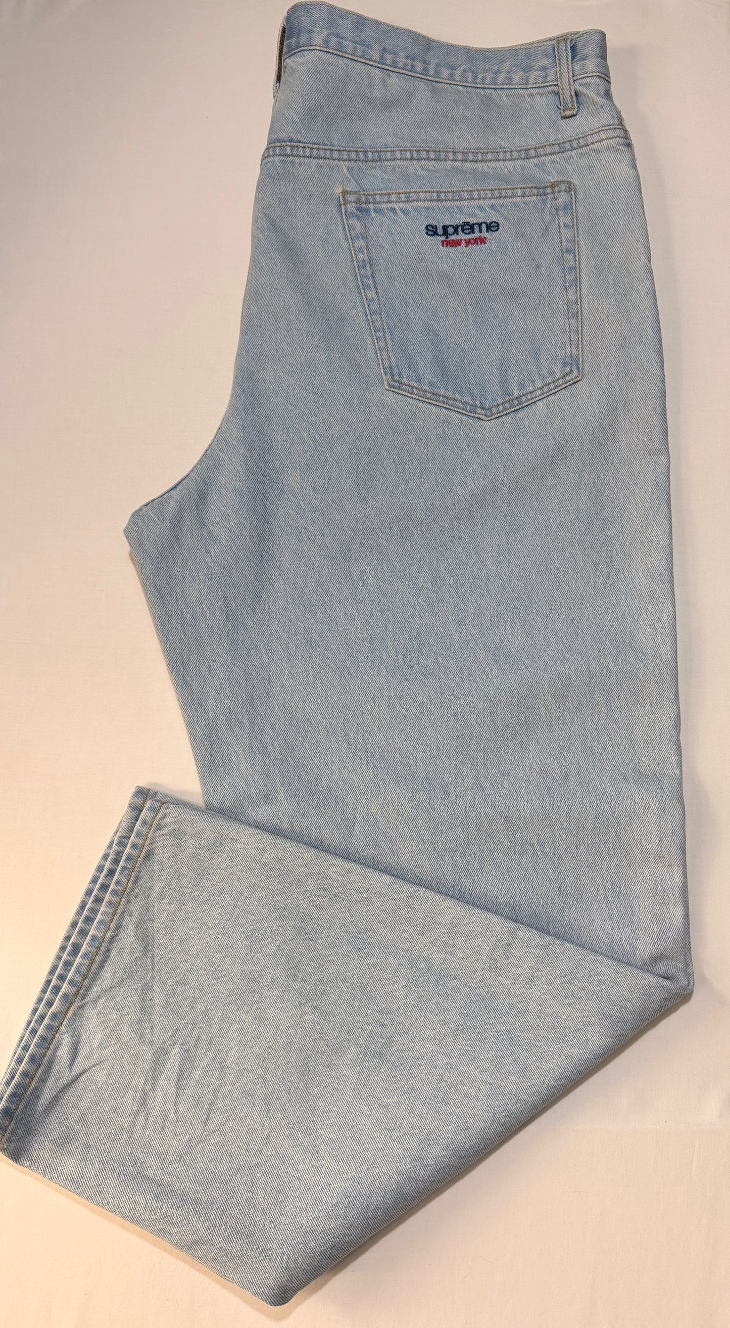 Supreme Baggy Jean FW25 Light Indigo U