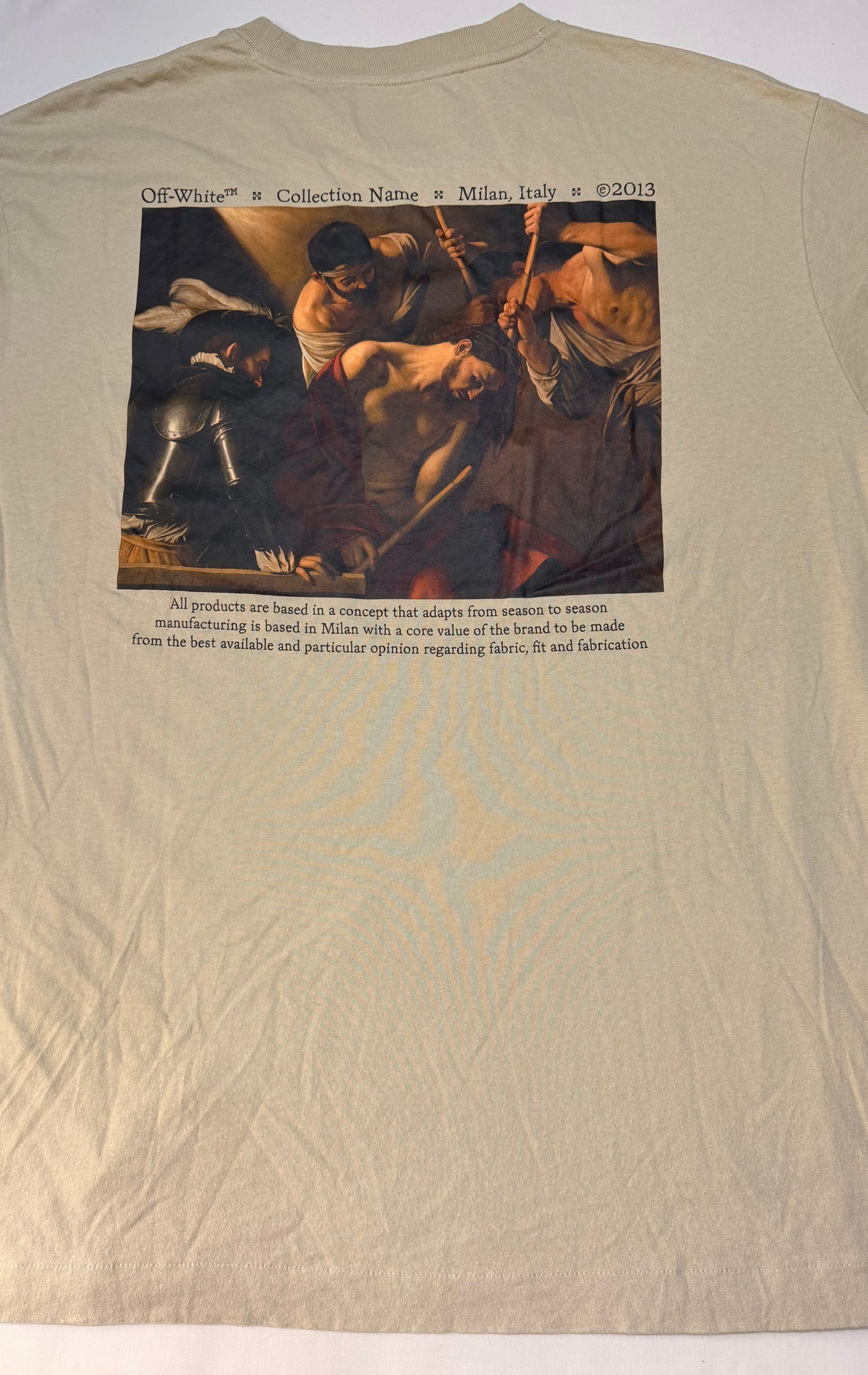 Off White Carvaggio The Crowning With Thorns Tee U