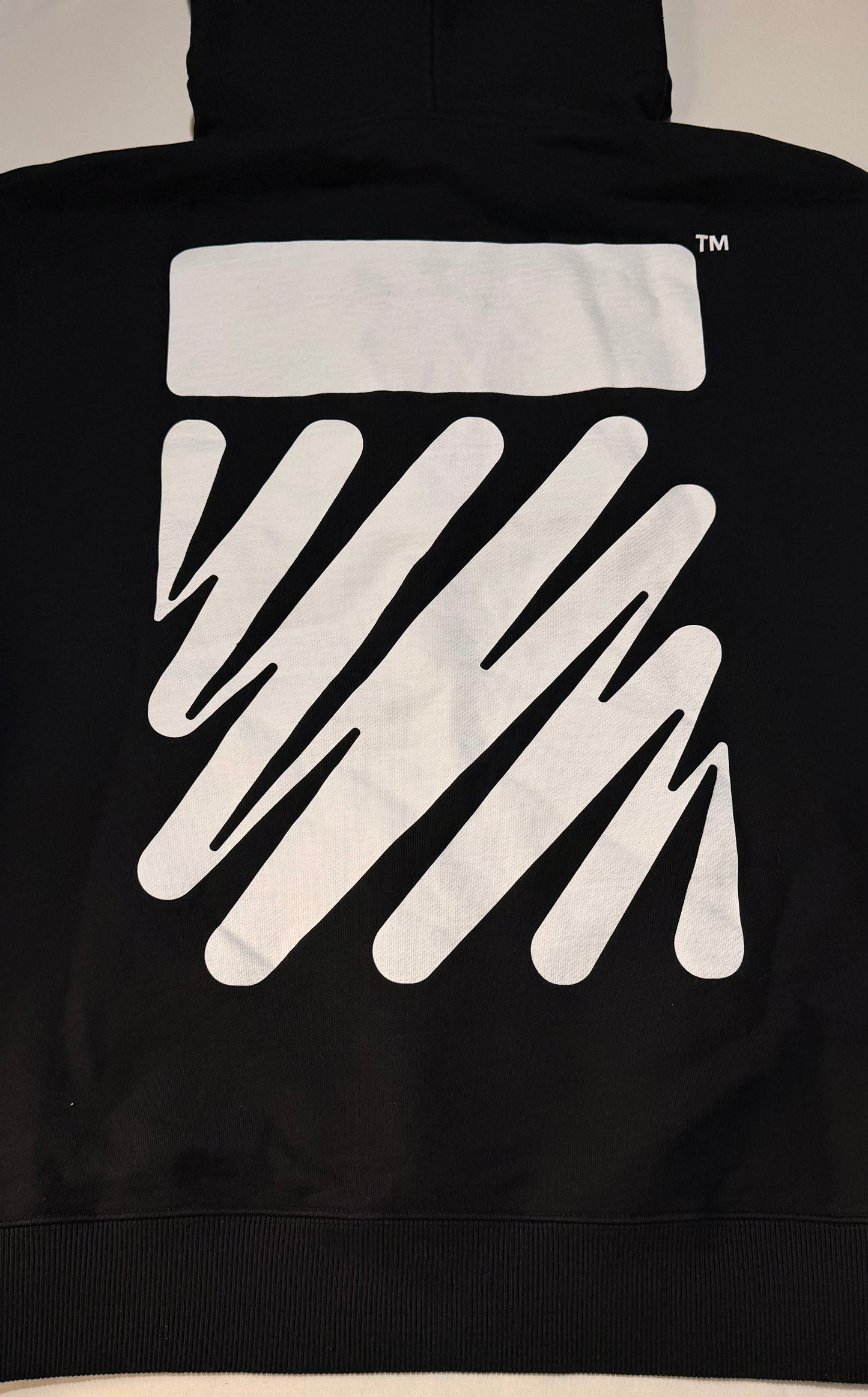 Off White Wave Diag Hoodie U