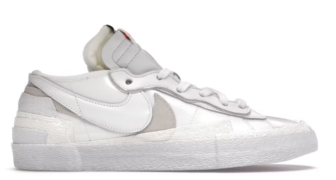 Nike Blazer Low Sacai White Patent Leather