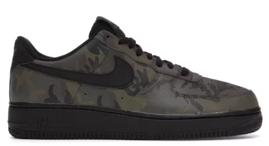 Nike Air Force 1 Low Refelctive Woodland Camo