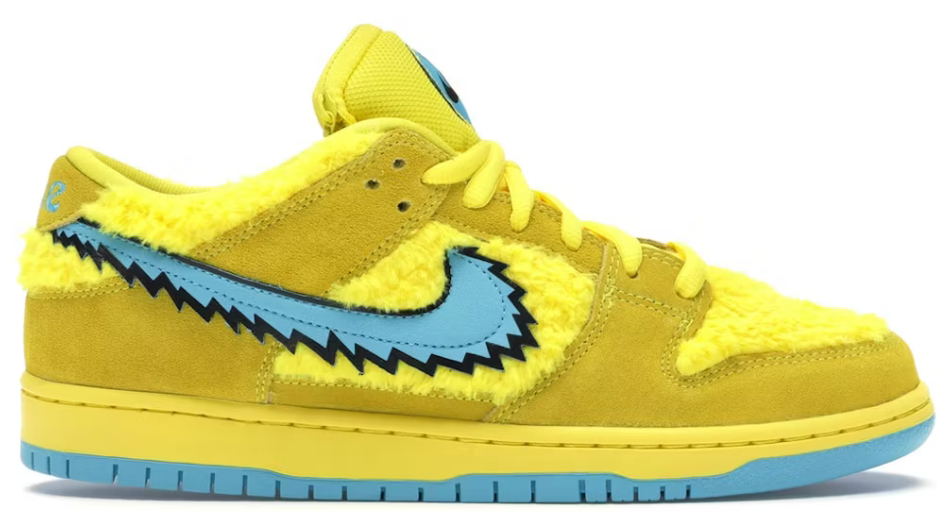 Nike SB Dunk Low Grateful Dead Bears Opti Yellow