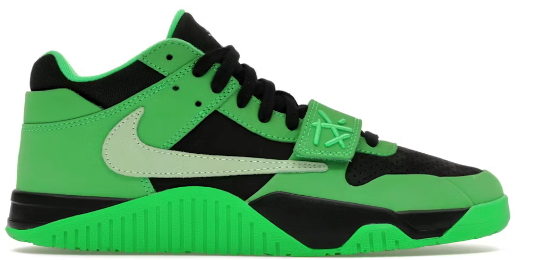 Jordan CJ1 T Rex Travis Scott Green Spark