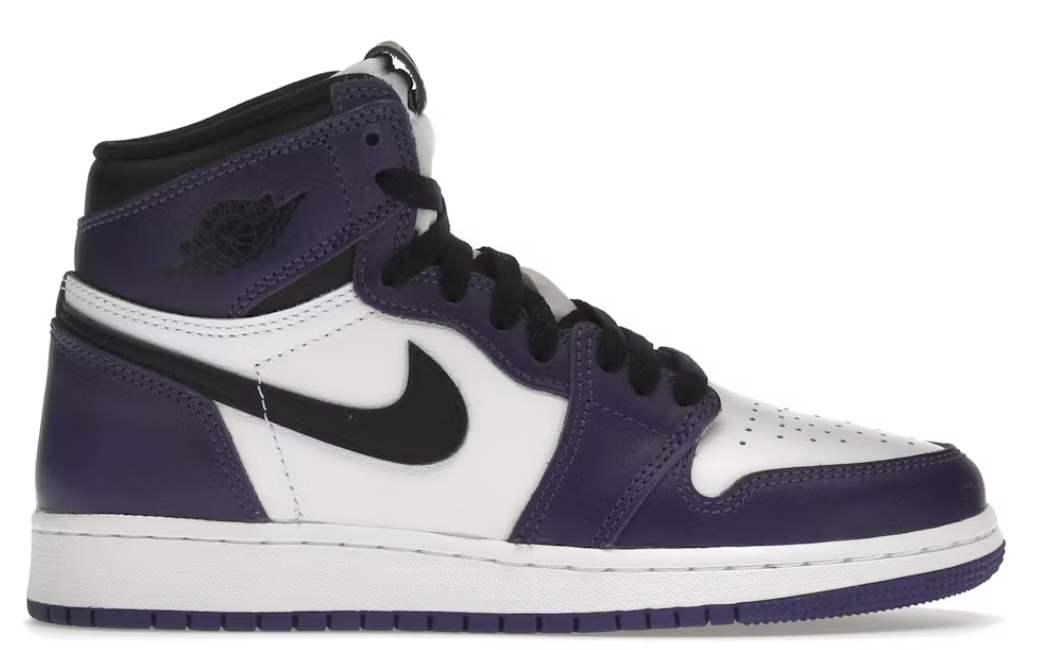 Jordan 1 Retro High Court Purple White U6.5