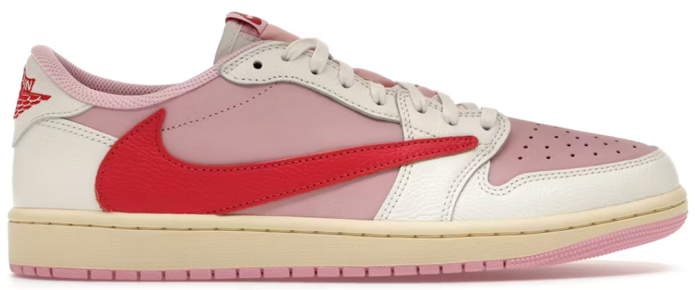 Jordan 1 Retro Low OG Travis Scott Sail Tropical Pink