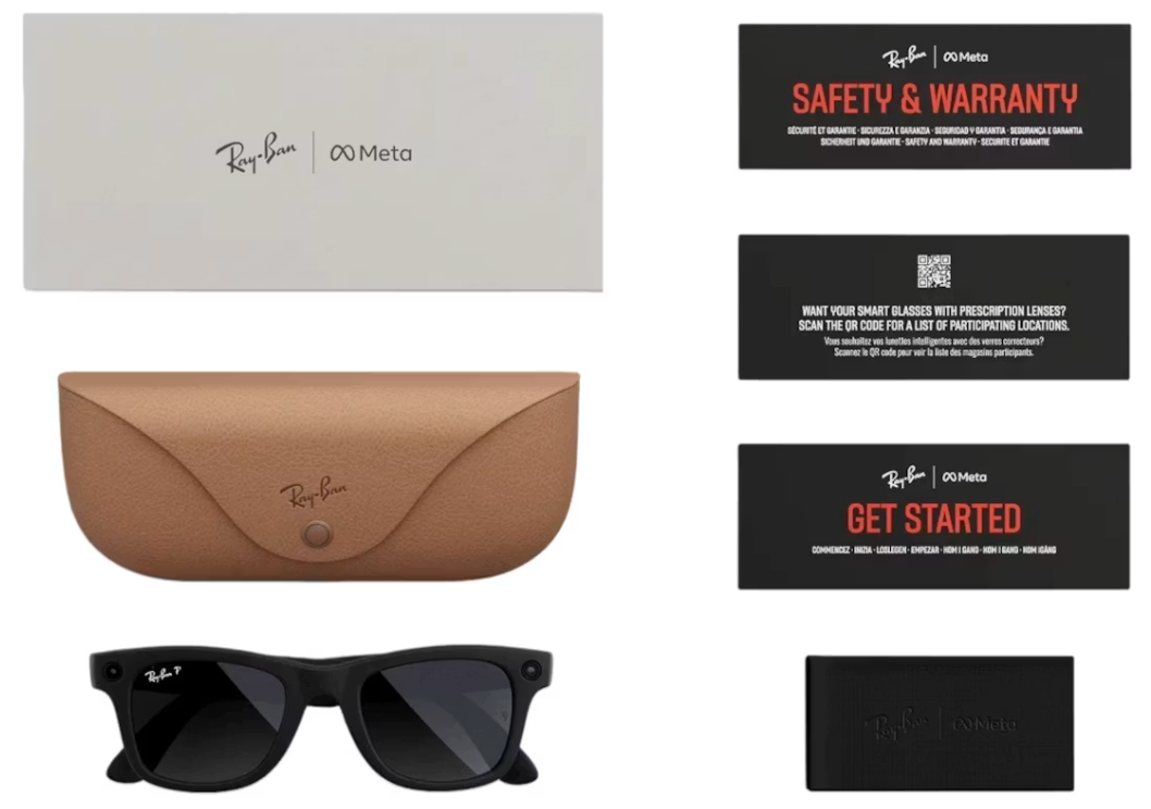 Meta Ray-Ban Wayfarer Glasses