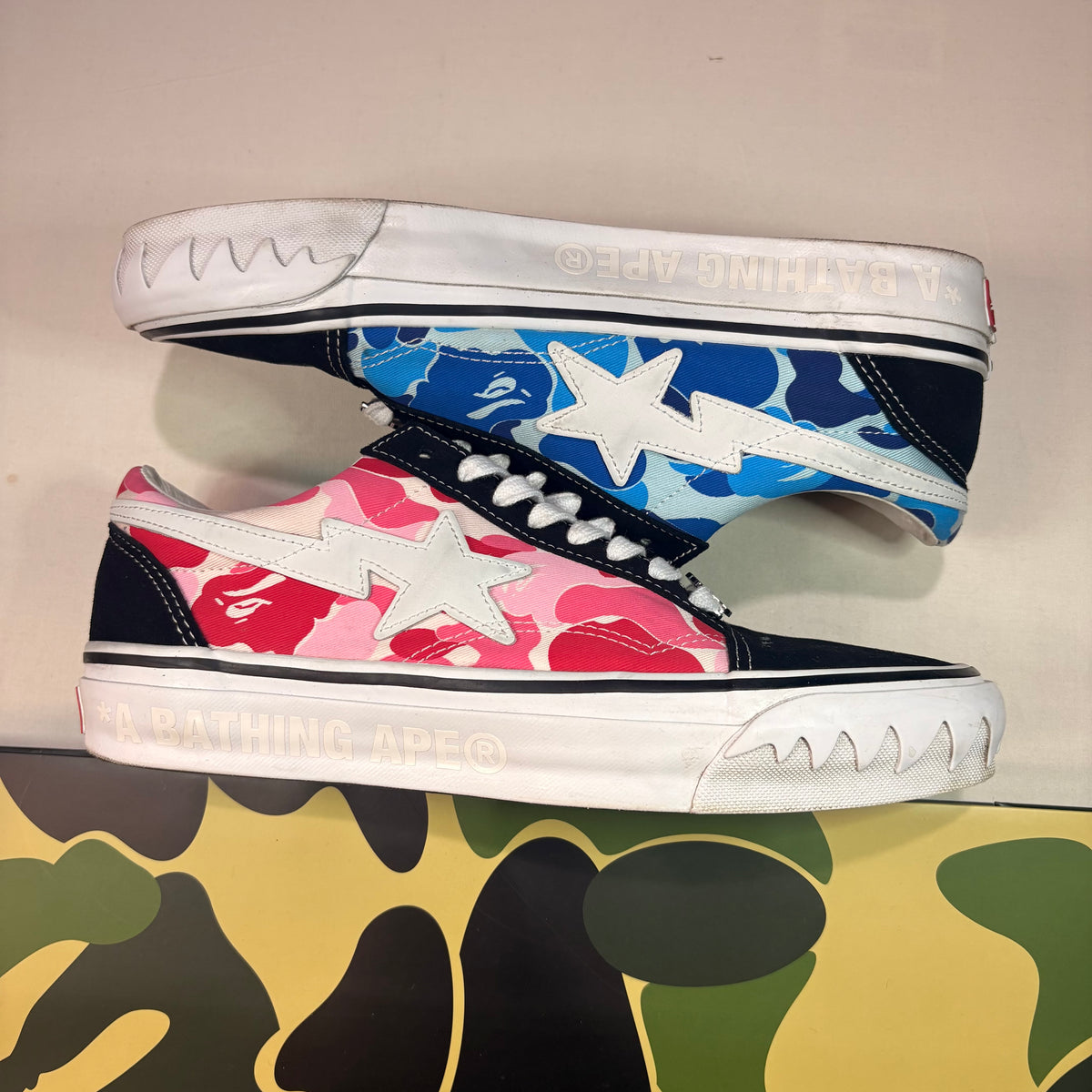 Vans LX Old Skool Bape ABC Multi-Camo U10