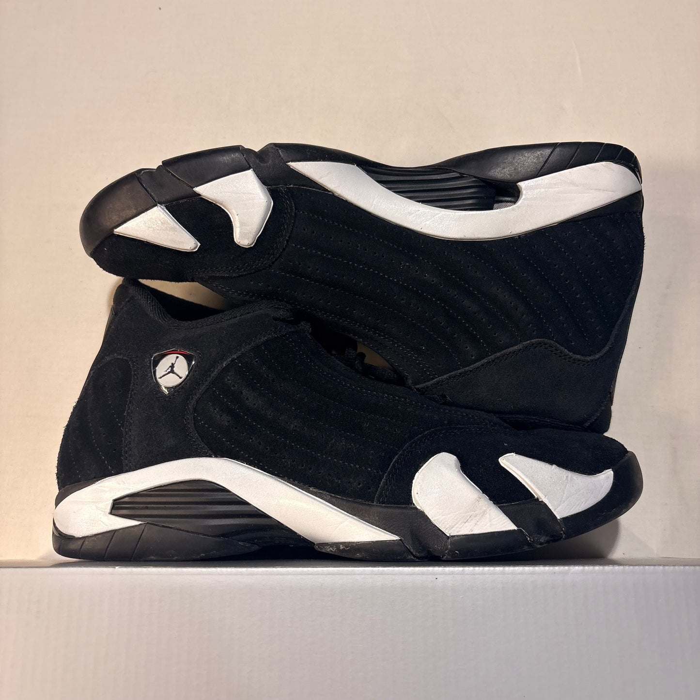 Jordan 14 Retro Black White U10