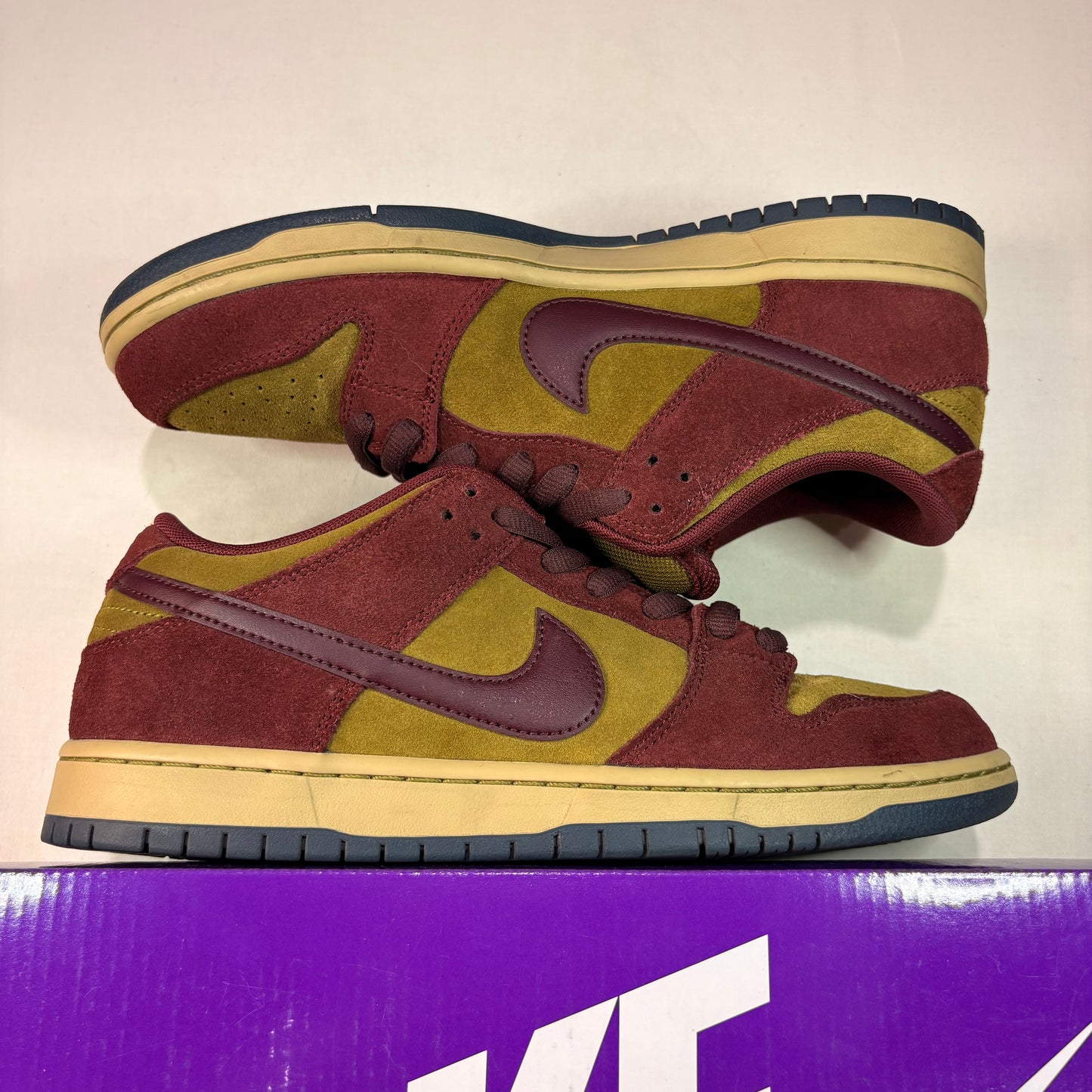 Nike Sb Dunk Low Dark Team Red Olive Flak U10