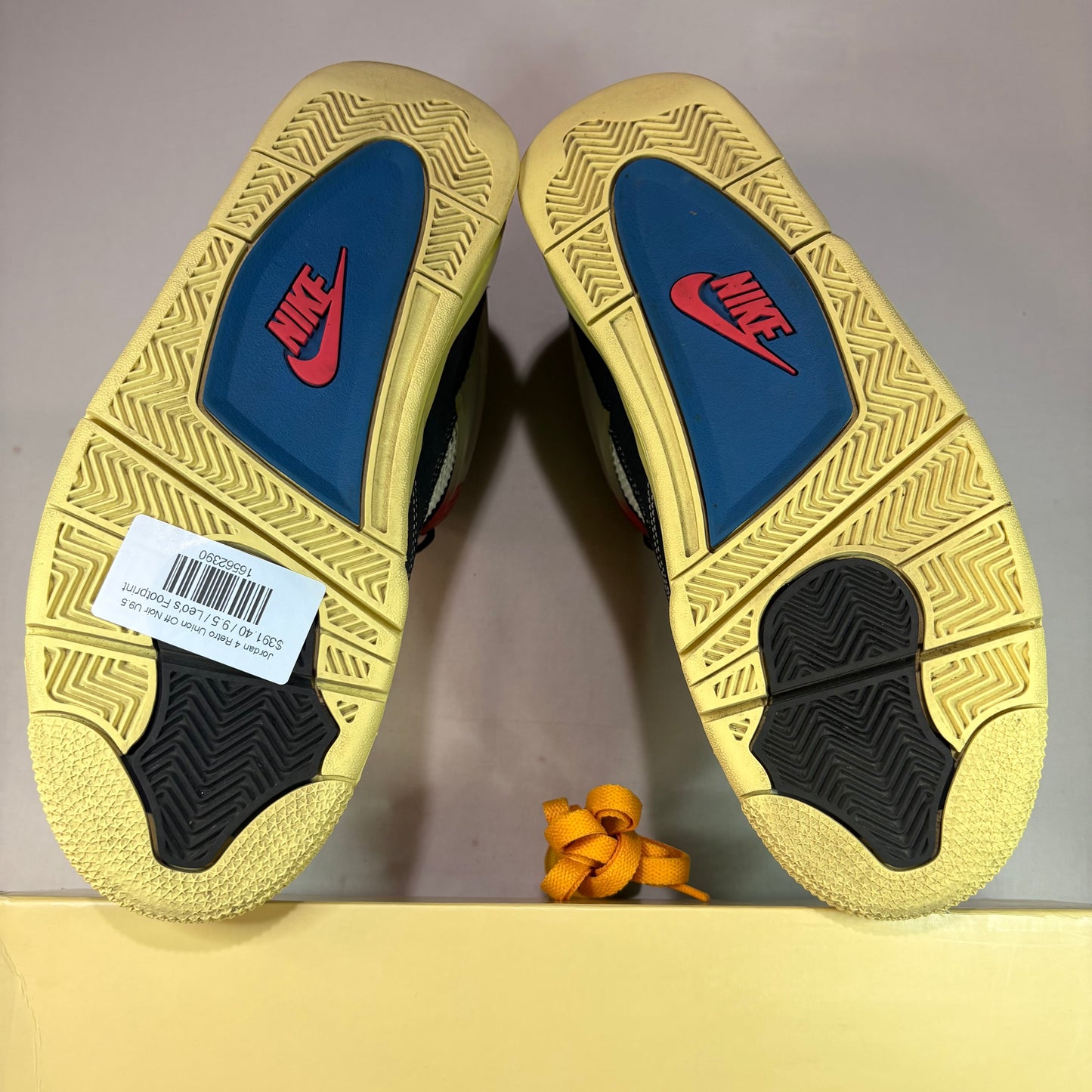 Jordan 4 Retro Union Off Noir U9.5