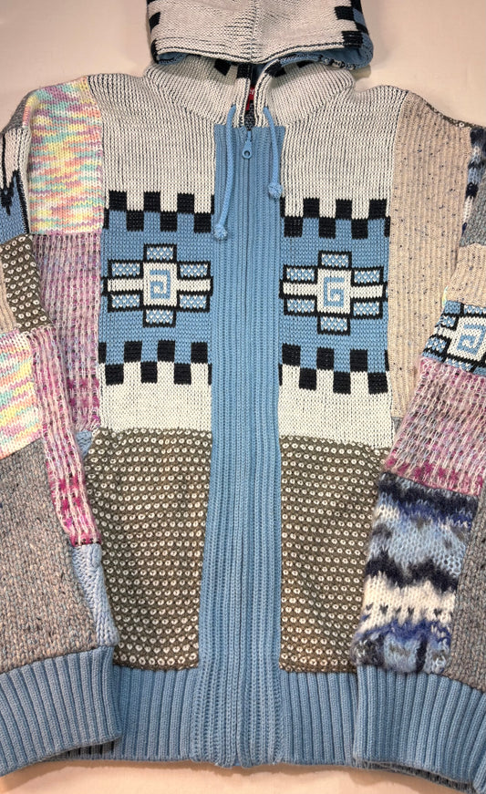 Supreme SS26 Patchwork Zip Up Hoodie