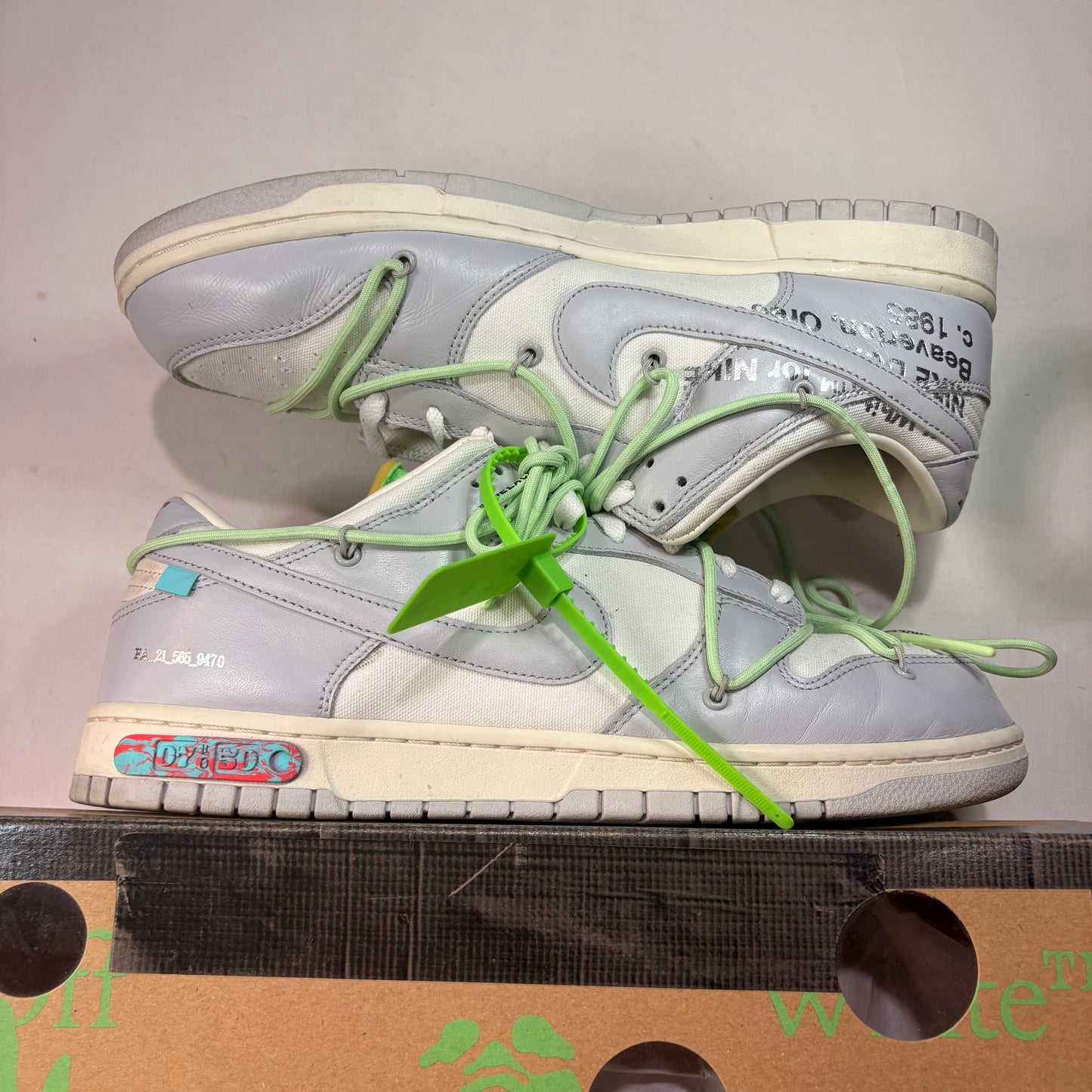 Nike Dunk Low Off White Lot 7 U14