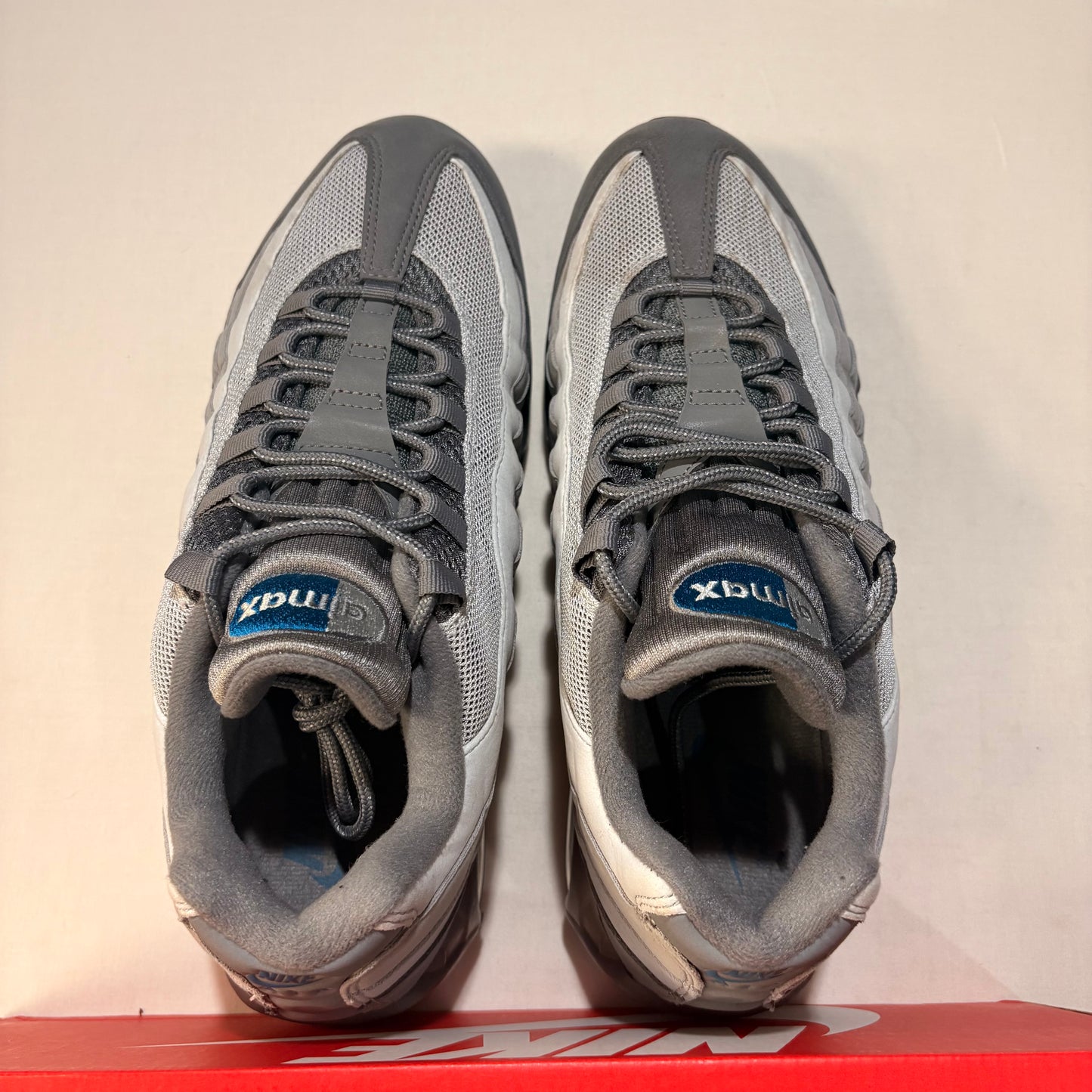Nike Air Max 95 Big Bubble Smoke Grey Green Abyss U12