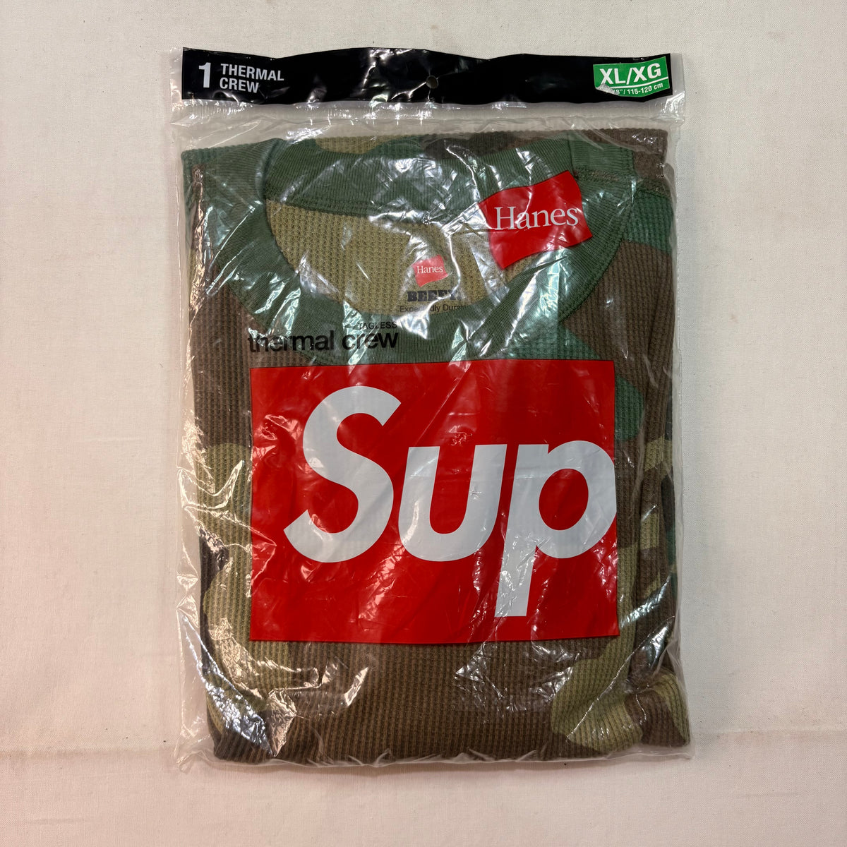 Supreme FW19 Hanes Thermal Crew