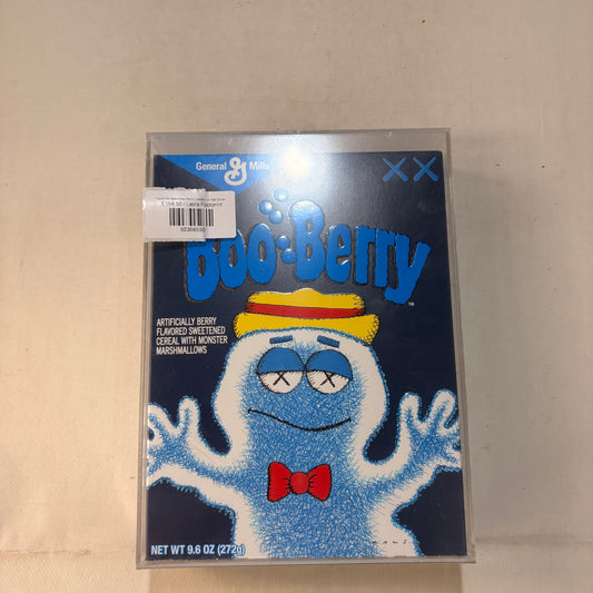 Kaws Monsters Boo Berry Cereal Limited Edition in Acrylic Case