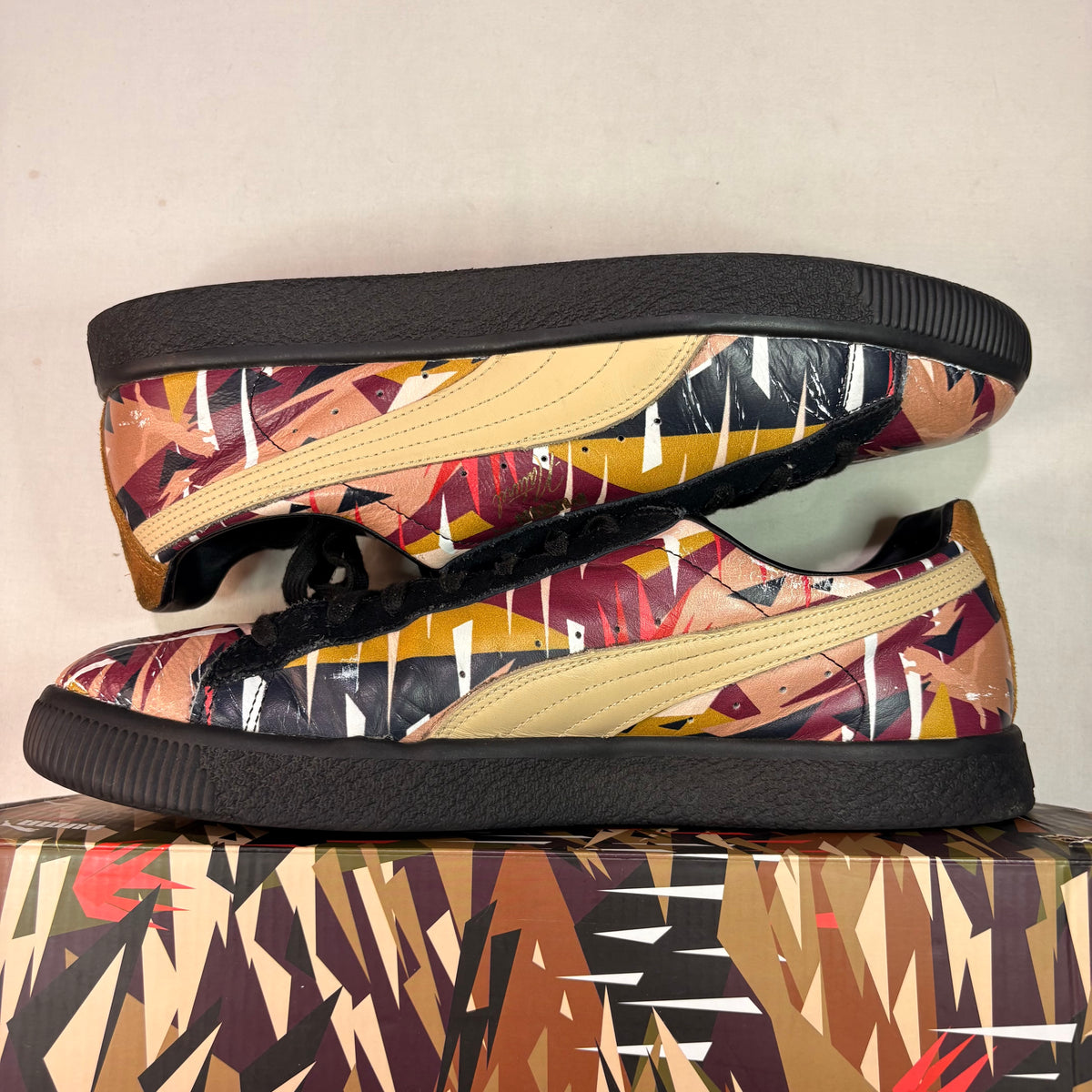 Puma Clyde Naturel Moon Jungle U13