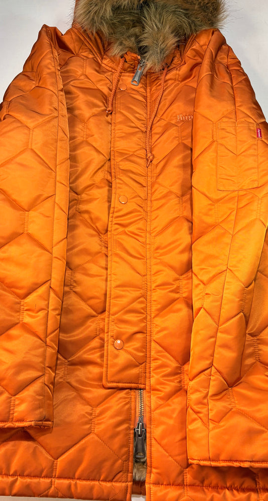 Supreme FW15 Quilted Flight Satin Parka